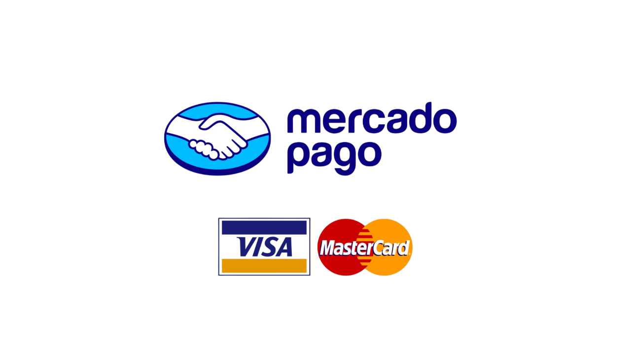 mercado pago y tarjetas logo